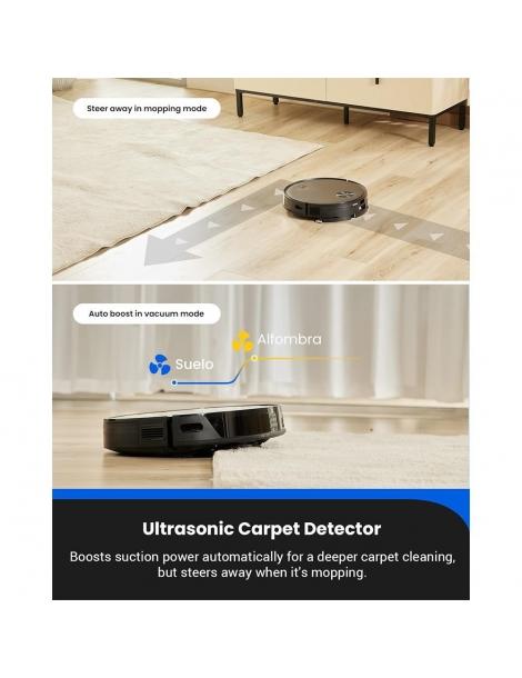 Proscenic V10 Aspirapolvere Robot Pulizia dei Pavimenti Aspirazione da 3000Pa tappetino vibrante vibra 3000 volte al minuto Sottocosto