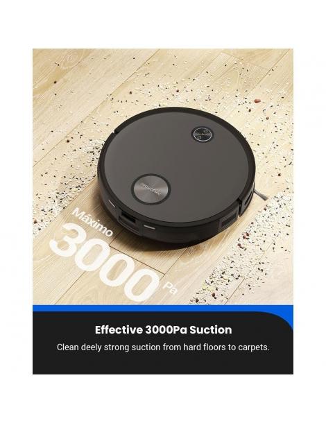 Proscenic V10 Aspirapolvere Robot Pulizia dei Pavimenti Aspirazione da 3000Pa tappetino vibrante vibra 3000 volte al minuto Sottocosto