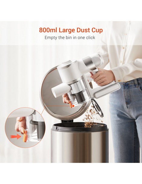 Ultenic U10 Pro Aspirapolvere a batteria 400W 27Kpa aspirazione massima filtrazione a 5 strati 115000rpm velocità motore Novità