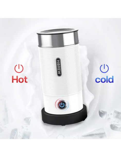 HiBREW M1A 450W Macchina montalatte miscelatore di cioccolato per latte freddo/caldo e cappuccino - Bianco Saldi