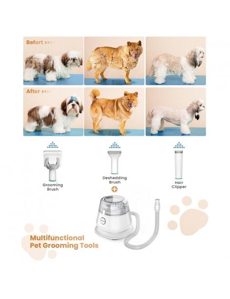 INSE P20 Tagliacapelli 5 in 1 per cani aspiratore tagliacapelli per animali domestici Nuova