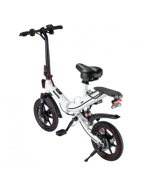 Niubility B14 14 pollici 400W Ciclomotore elettrico bicicletta pieghevole adatto alla città - Bianco Italia