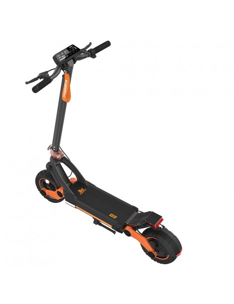 KUGOO KIRIN G3 Adventurers Dream Scooter Elettrico Pieghevole - Motore Brushless da 1200W e Batteria da 52V 18Ah - Nero Promozione