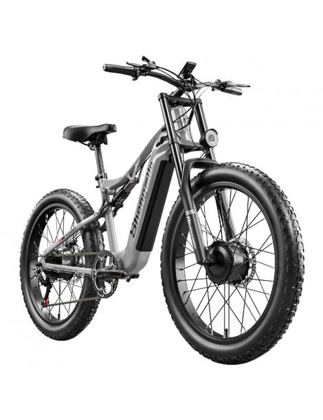 Shengmilo S600 Bicicletta elettrica motore 1000W*2 batteria 48V 17.5AH pneumatici 26 pollici velocità massima 50km/h 160N.M Acquista Ora