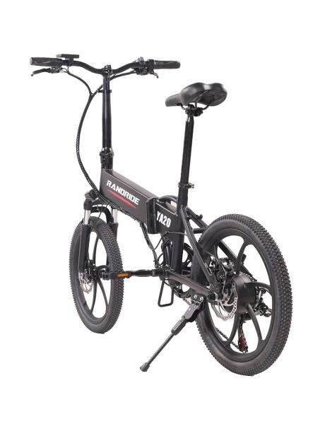 RANDRIDE YA20 Bici Elettrica Pieghevole 500W Motore 40km/h Velocità Massima 48V 12.8Ah Batteria 80-90 Autonomia Massima Consegna Veloce