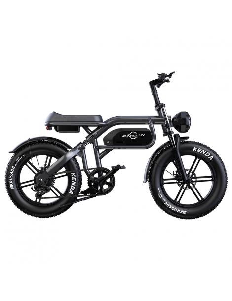 PHNHOLUN C8 Bicicletta elettrica motore da 1500W batteria da 48V 20Ah pneumatici grassi da 20*4.0 pollici Promozione Limitata