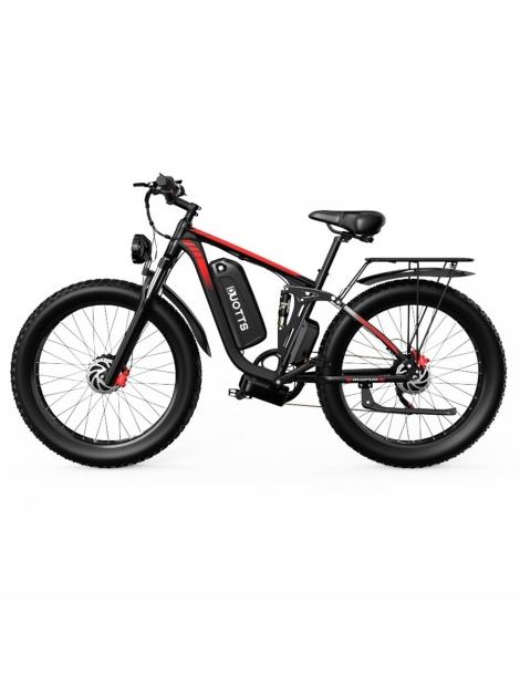 DUOTTS S26 26*4.0in Bici Elettrica Pneumatici 750W*2 Motore 50km/h Velocità Massima 48V 20Ah Samsung Batteria Convenienza