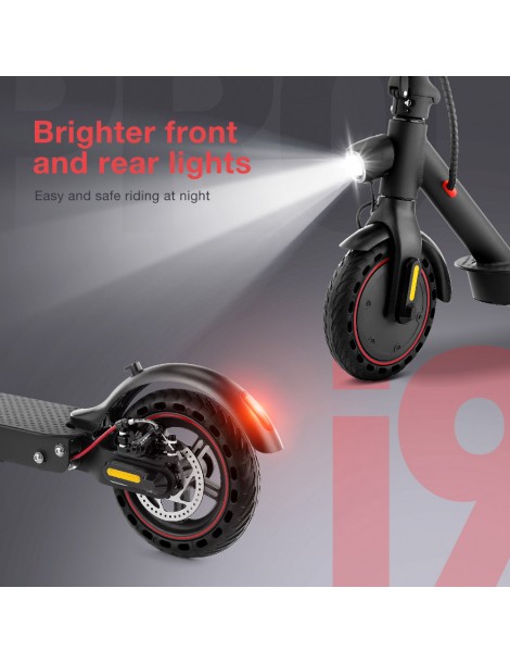iScooter i9 Pro Scooter elettrico 8 5 pollici Pneumatico a nido d'ape 350W Motore 7 5Ah Batteria 30km/h Velocità massima Nero Economico