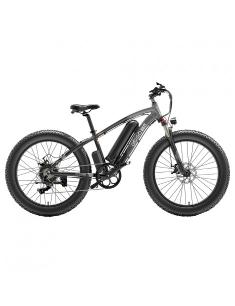 GOGOBEST GF600 26 Pollici Pneumatici Grassi Bicicletta Elettrica Pieghevole 1000W Motore 48V 13Ah Batteria - Grigio Nero In Vendita