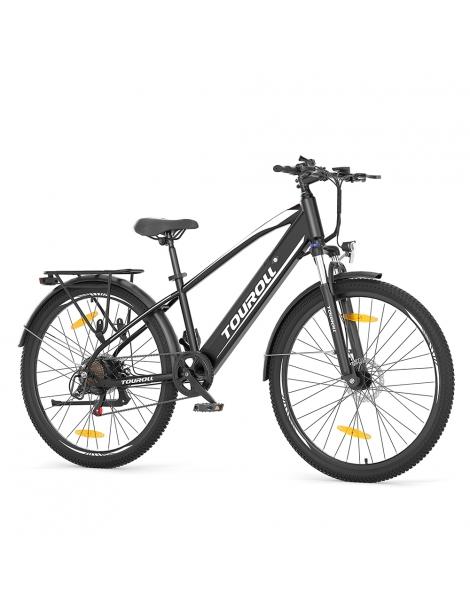 Touroll J1 Bicicletta da trekking con motore da 250W ruote da 27 5" batteria da 561 6Wh autonomia di 100 km Hotsell