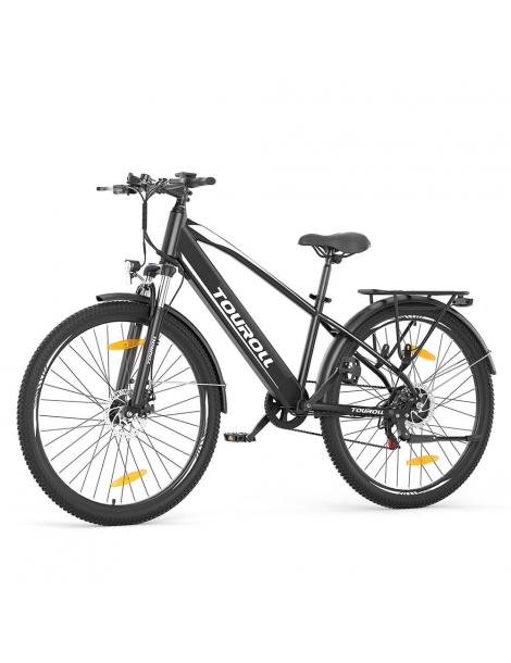 Touroll J1 Bicicletta da trekking con motore da 250W ruote da 27 5" batteria da 561 6Wh autonomia di 100 km Hotsell
