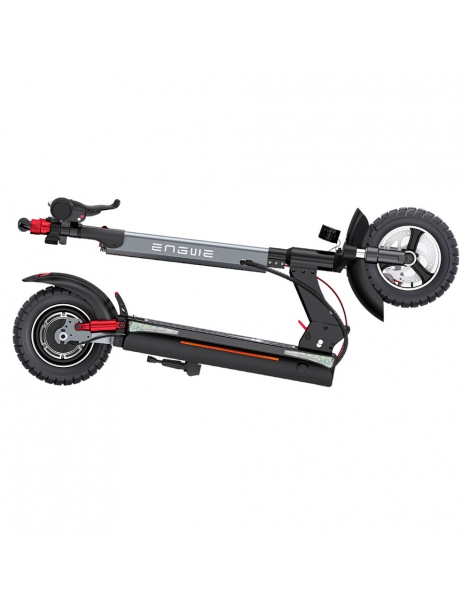 ENGWE Y600 Scooter elettrico pieghevole motore 600W batteria 48V 18.2Ah pneumatici grassi 10*4 pollici Vendita Calda