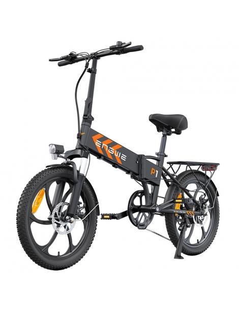 ENGWE P1 Bicicletta elettrica pieghevole pneumatico 20*3 pollici motore 250W batteria 36V 13Ah - Nero Italia
