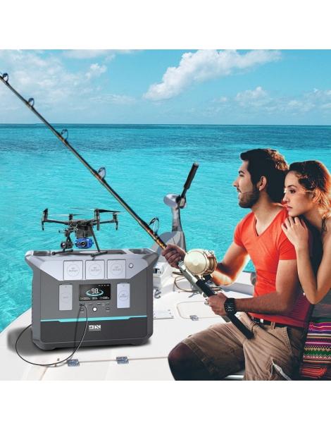 DaranEner NEO1500Pro Generatore Solare Portatile Da 1382Wh uscita CA da 1800W 14 porte Economico