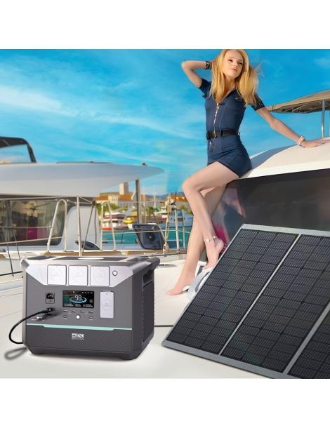 DaranEner NEO1500Pro Generatore Solare Portatile Da 1382Wh uscita CA da 1800W 14 porte Economico