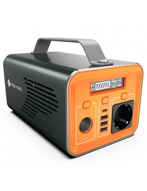 NOVOO ESS 230WH / 200W Stazione di Alimentazione Portatile per Campeggio Viaggio all'Aperto Interruzione di corrente In Linea