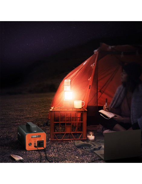 NOVOO ESS 230WH / 200W Stazione di Alimentazione Portatile per Campeggio Viaggio all'Aperto Interruzione di corrente In Linea