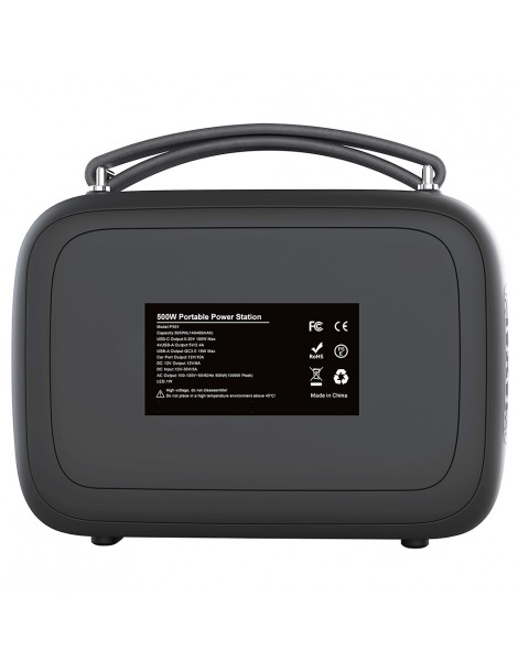 OUKITEL P501 505Wh / 500W Generatore Portatile per Viaggi in Campeggio – Arancione Nuovo