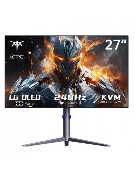 KTC G27P6 Monitor da gioco OLED da 27 pollici con risoluzione 2560x1440 aggiornamento a 240 Hz altoparlanti integrati Shopping Online
