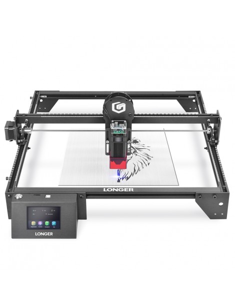 LONGER RAY5 5.5W 60W FAC Taglierina per incisione laser Chipset ESP32 Connessione WIFI Schermo Touch da 3 5" Offerte