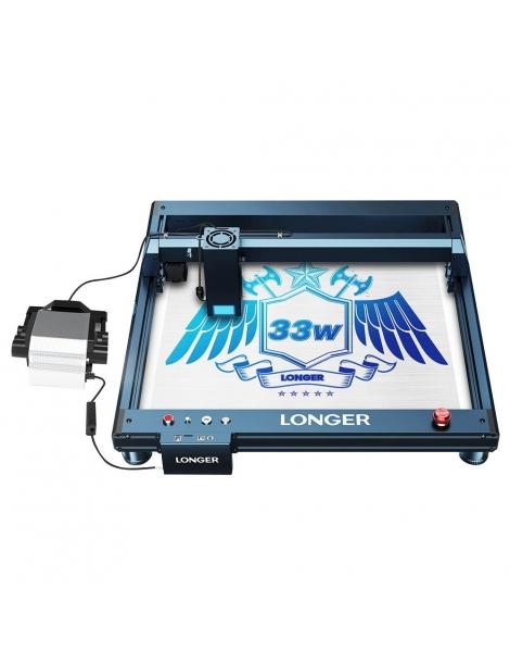 Taglierina per incisione laser Longer Laser B1 30W testa laser a 6 nuclei area di incisione 450 x 440 mm - UE In Saldo