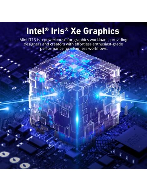 GEEKOM IT13 Mini PC Intel i9-13900H 14 core 20 thread fino a 5 40 GHz 32 GB di RAM DDR4 2 TB SSD Nuova