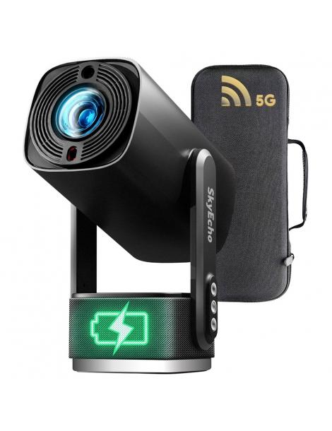 SkyEcho FreeONE Pro Proiettore portatile 350 ANSI Lumen risoluzione nativa 720P supporto gimbal a 270° Italy