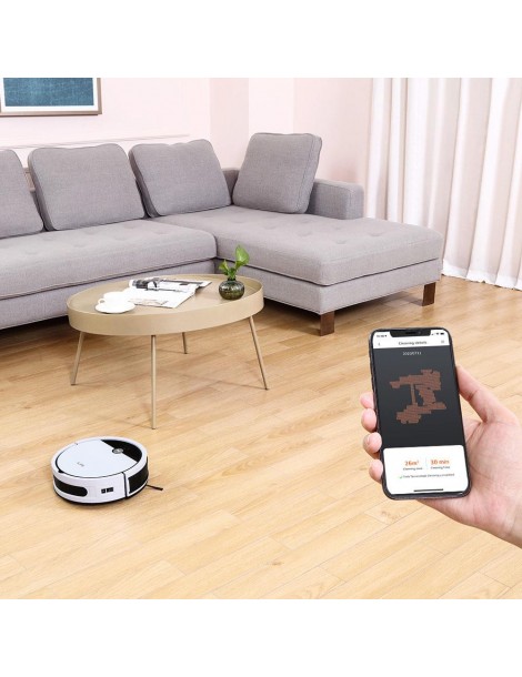 ILIFE V9e Aspirapolvere Robot Aspirazione Massima di 4000Pa Connessione Wi-Fi Grande Pattumiera da 700ml - EU Promozione Limitata