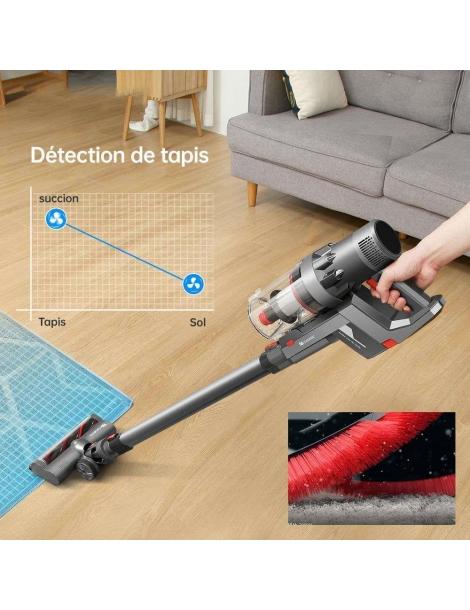 Proscenic P11 Aspirapolvere a bastone senza sacchetto senza fili 25KPa Aspirazione Shopping Online