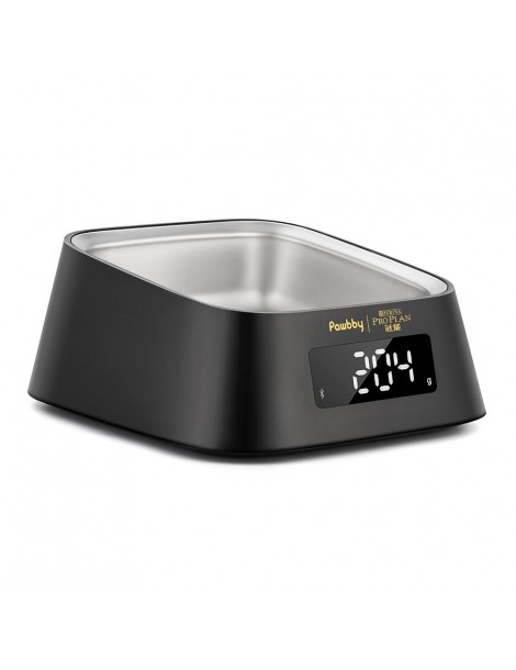 Pawbby Dosatore Intelligente di Cibo per Animali con 4 unità di Pesatura Acciaio Inox 304 Registrazione dei Pasti su App Presa