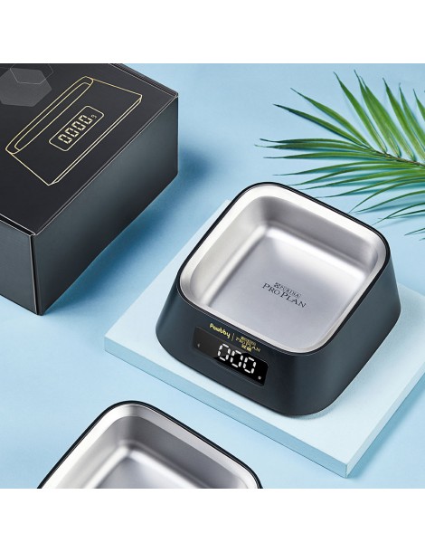Pawbby Dosatore Intelligente di Cibo per Animali con 4 unità di Pesatura Acciaio Inox 304 Registrazione dei Pasti su App Presa