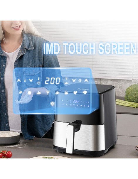 Sonifer SF1014 1450W 5L Friggitrice ad aria senza olio LED Touchscreen friggitrice elettrica Cestello antiaderente Hotsell