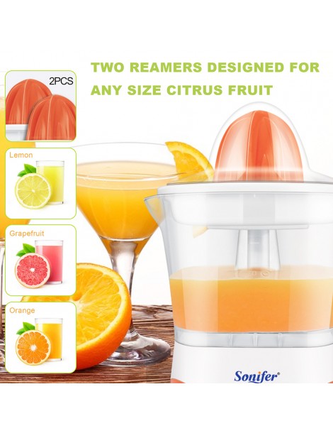 Sonifer SF5514 25W Electric Juicer Machine 1L Hand Press Citrus Juicer Maker Extractor Lemon Pomegranate Fruit Squeezer Vendita Calda