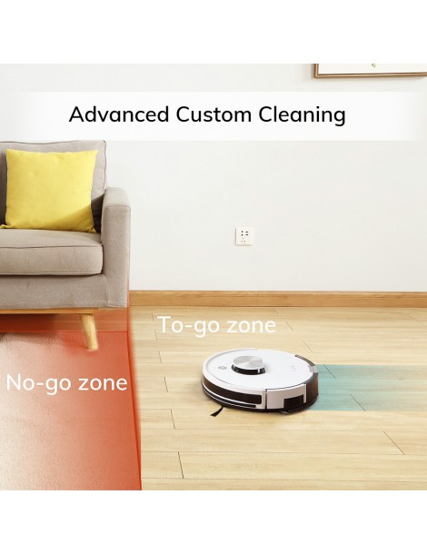 ILIFE L100 Robot Aspirapolvere 2000Pa Aspirazione LDS Navigazione Laser Mop APP Control 450ml Serbatoio Polvere Tappeto Boost Negozio