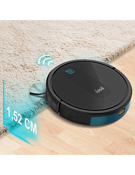 INSE E6 2200Pa Aspirapolvere Robot con Potenza di Aspirazione 4 Modalità di Pulizia Qualità