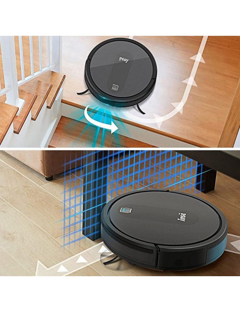 INSE E6 2200Pa Aspirapolvere Robot con Potenza di Aspirazione 4 Modalità di Pulizia Qualità
