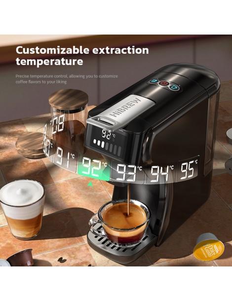 [Prevendita]HiBREW H1B Caffettiera a cialde 6 in 1 estrazione a pressione da 20 bar - Nero Soddisfazione Garantita