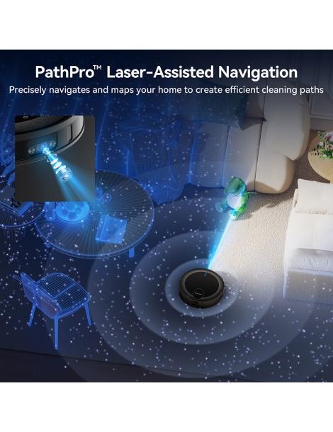 Proscenic X1S Aspirapolvere robot aspirazione 3000Pa Navigazione laser PathPro- Nero Qualità Garantita