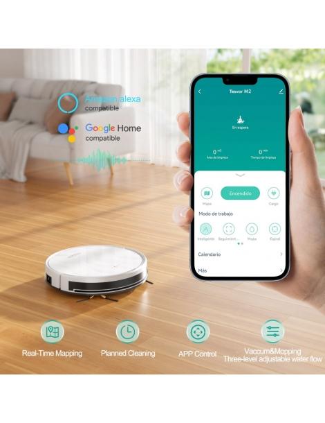 Tesvor M2 Robot Aspirapolvere con Funzione Mop Aspirazione 6000Pa Shopping Online