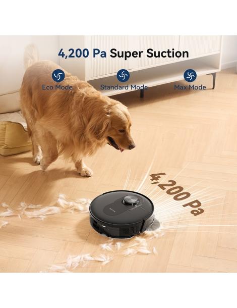 Proscenic Q8 Aspirapolvere robot aspirazione 4200 Pa LiDAR Nav autonomia 200 minuti - Nero Sconto