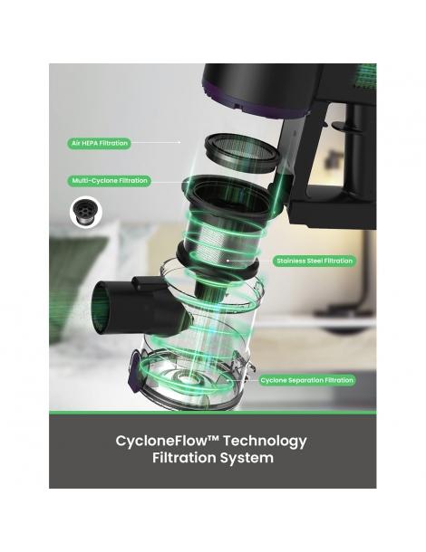 Vactidy V8 Pro Aspirapolvere senza fili aspirazione potente 25kPa sistema di filtraggio ciclonico Offerta