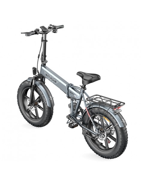 ENGWE EP-2 Pro 20 Pollici Bicicletta Elettrica Pieghevole con Pneumatici Grassi 750W Motore 48V 13Ah LG 2022 Versione–Grigio Online
