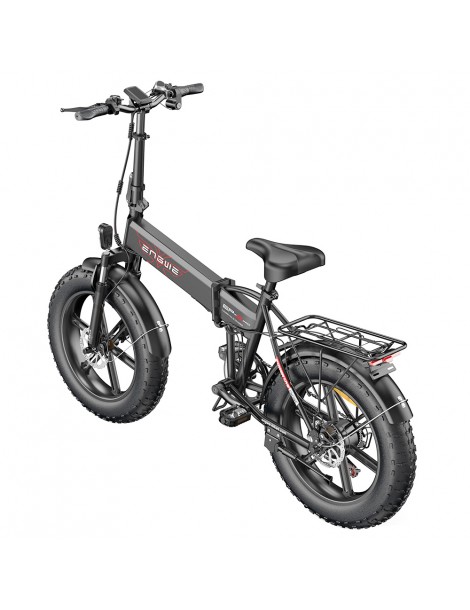 ENGWE EP-2 Pro 20 Pollici Bicicletta Elettrica Pieghevole con Pneumatici Grassi 750W Motore 48V 13Ah LG 2022 Versione –Nero Outlet