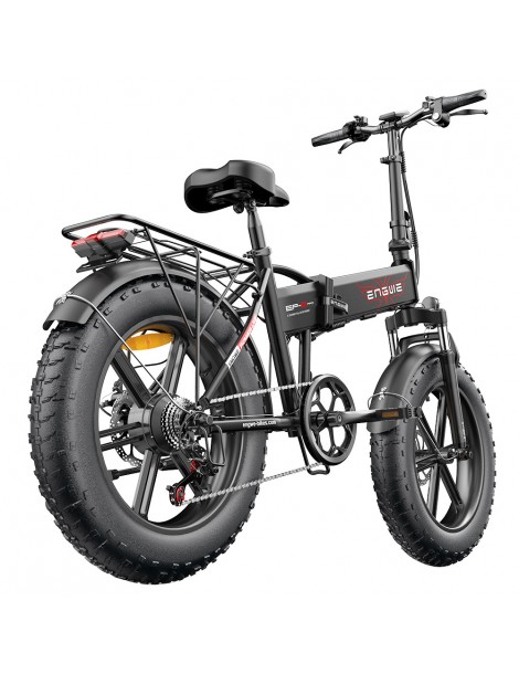 ENGWE EP-2 Pro 20 Pollici Bicicletta Elettrica Pieghevole con Pneumatici Grassi 750W Motore 48V 13Ah LG 2022 Versione –Nero Outlet