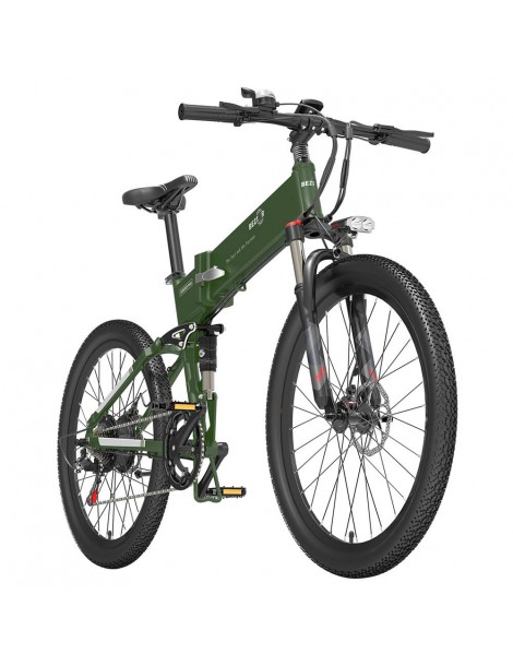 BEZIOR X500 Pro 26 pollici Pneumatici Bicicletta Elettrica Pieghevole 500W Motore - verde militare Negozio