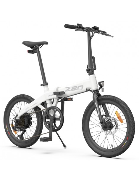 HIMO Z20 Max 20" Pneumatici Bici Elettrica Pieghevole Bici da città 250W Motore 36V 10Ah Batteria - Bianco Italy