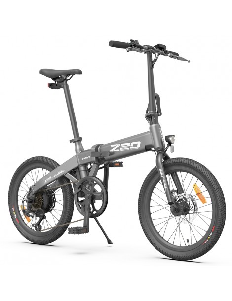 HIMO Z20 Max 20" Pneumatici Bici Elettrica Pieghevole Bici da città 250W Motore 36V 10Ah Batteria - Grigio Italia