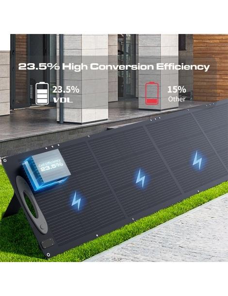 VDL POWER 200W Pannello solare portatile pieghevole cella monocristallina da 20V cavalletto regolabile Qualità