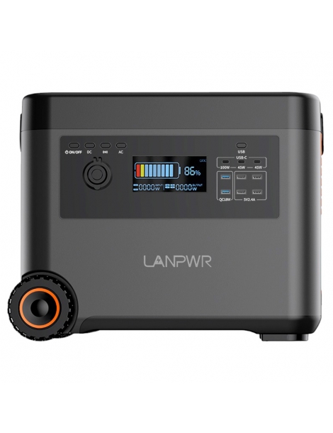 LANPWR Generatore Solare Portatile Da 2160Wh uscita CA da 2500W Qualità Garantita