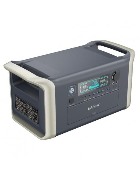 UAPOW Apower1000 Stazione di alimentazione portatile generatore solare LiFePO4 da 1024Wh uscita CA 1800W ricarica PD 100W Consegna Veloce